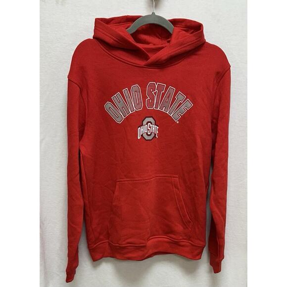 OSU Ohio State Buckeyes Hoodie Red NWT Sweatshirt Youth Sz XL Gen2 - Picture 1 of 6